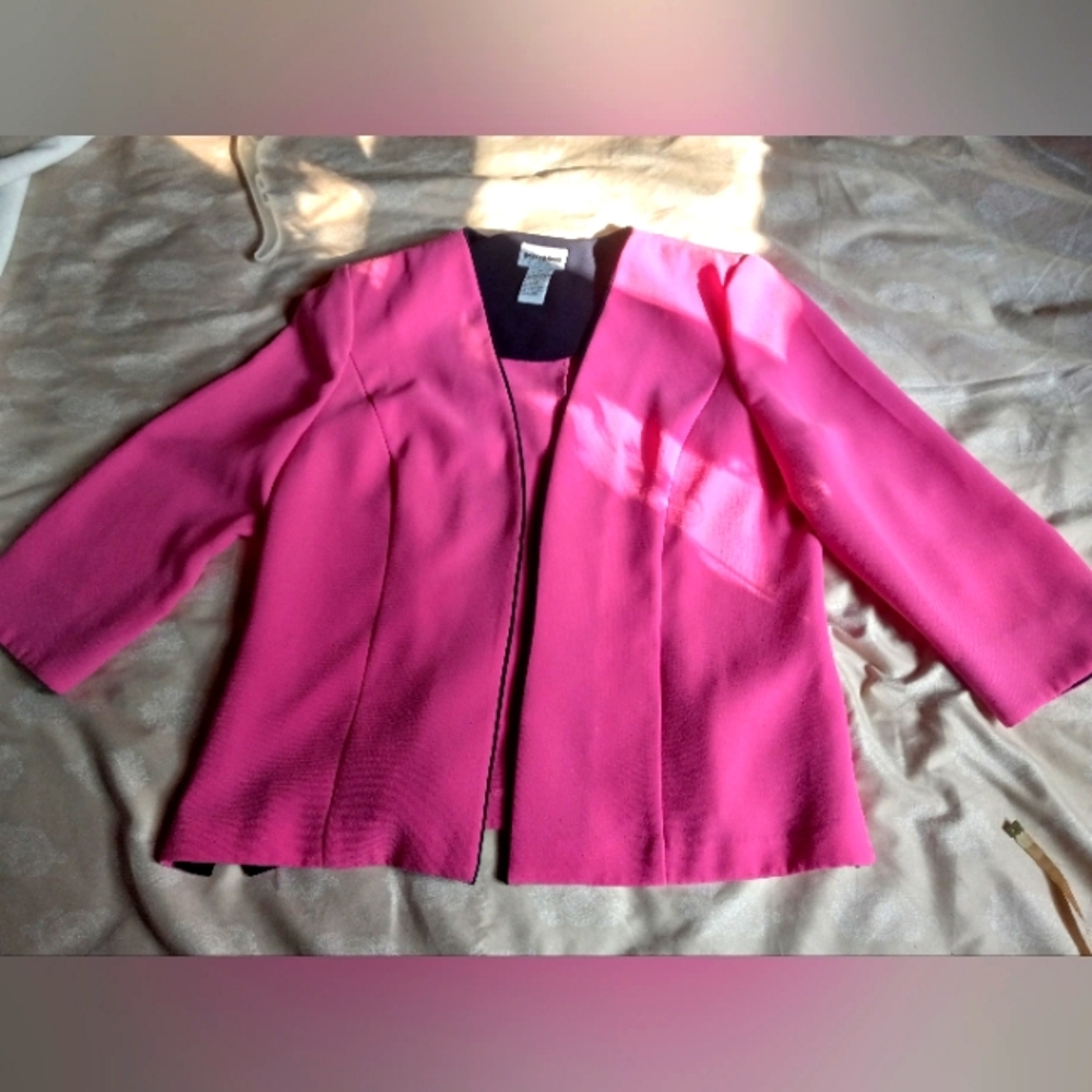 Vintage Hot Pink Blazer ((14)) Perceptions-